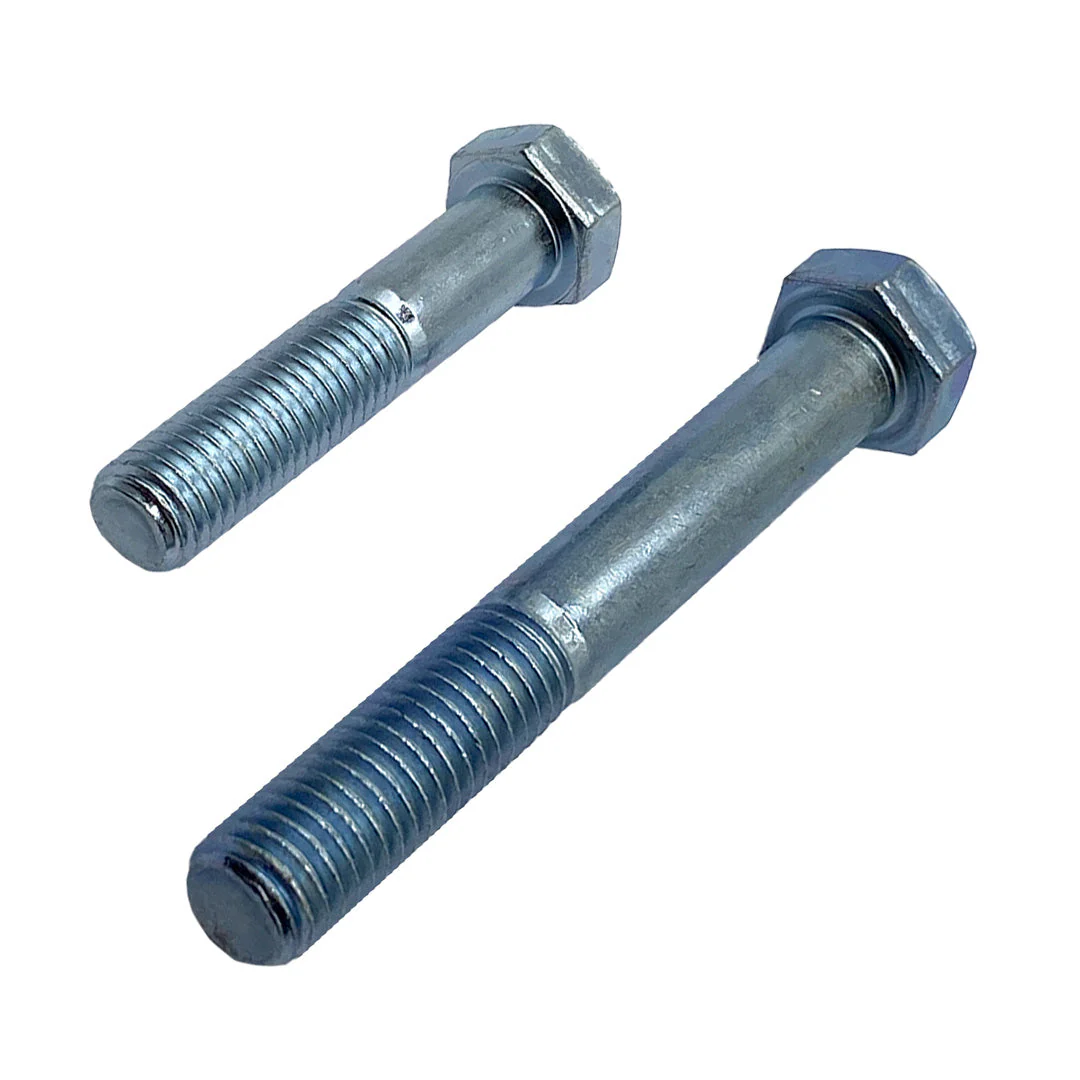 M6 x 80mm 1.00p Metric Coarse Hex Bolt High Tensile Class 8.8 Zinc Plated - Image 3